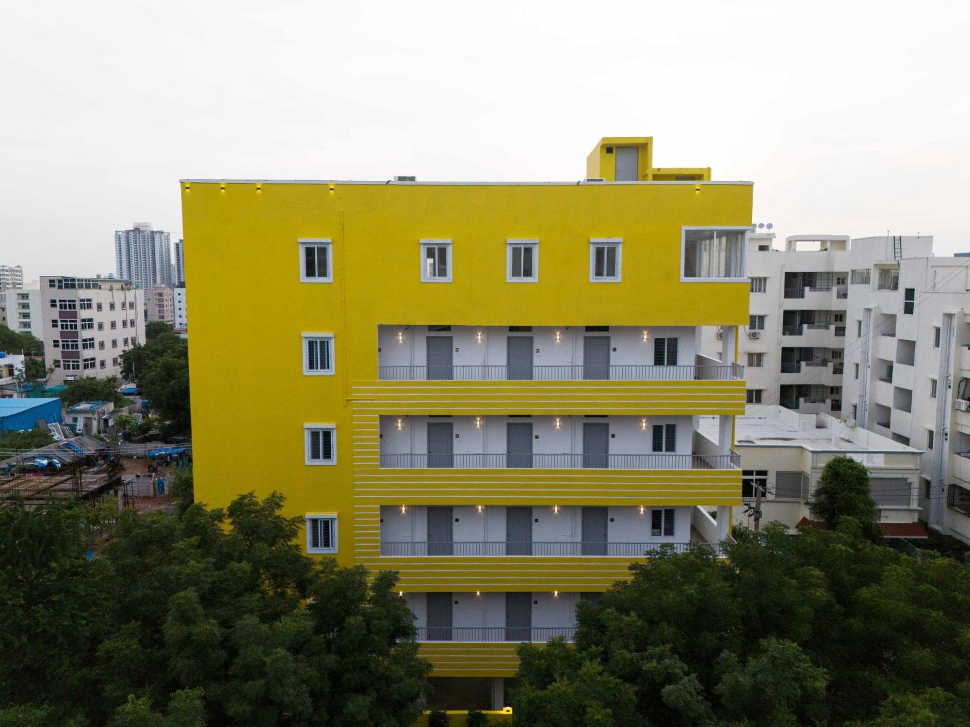 Gachibowli Yellow Bells Studios And Suites المظهر الخارجي الصورة